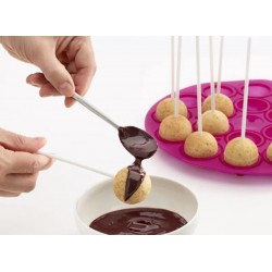 Cake pops multiporzione in silicone - 18 cavità - Lekue