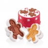 Timbro per biscotti motivo gingerbread man - 2 motivi