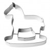 Cavallo a dondolo cm 14 forma tagliabiscotti - inox