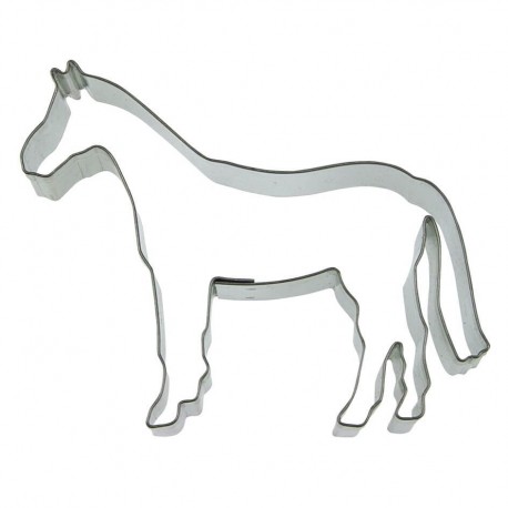 Cavallo cm 8 formina tagliabiscotti inox