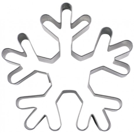 Fiocco di Neve cm 8 formina tagliabiscotti inox