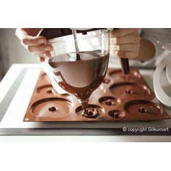 Stampo 3D Egg Choc - Uovo Pasquale Ø cm 30 h cm 15 - Silikomart