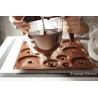 Stampo 3D Egg Choc - Uovo Pasquale Ø cm 30 h cm 15 - Silikomart