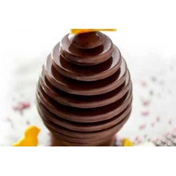 Stampo 3D Egg Choc - Uovo Pasquale Ø cm 30 h cm 15 - Silikomart