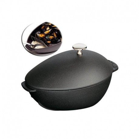 Cocotte in ghisa smaltata per cozze - staub