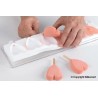 Set 6 Steccoflex Mini Cuore Vassoio + 50 stecchi - Silikomart