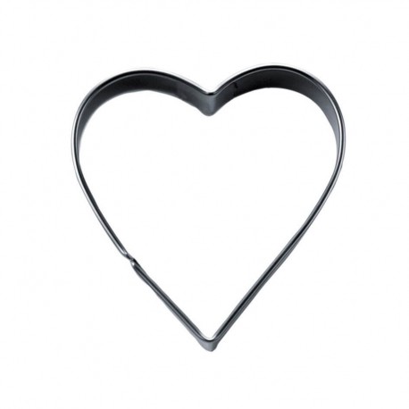 Cuore mm 115 formina tagliabiscotti inox