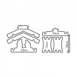 Presepe: set 6 sagome + cutter - Tescoma