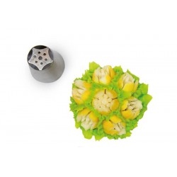 Beccuccio inox russian tulip pentagono con fori