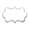 Etichetta placchetta mm 86 x 67 tagliapasta inox