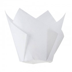 Mini Tulip white monouso per muffin ø base mm 35 - 25 pz