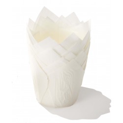 Mini Tulip white monouso per muffin ø base mm 35 - 25 pz