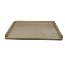 Tavola con sponde in abete lamellare cm. 90 x 64