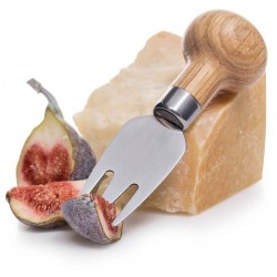 Coltelli formaggio set 3 pezzi - inox e legno di quercia