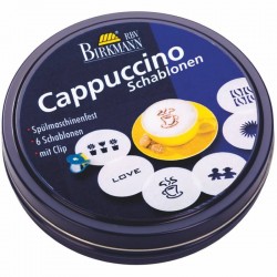 6 Dischi in polipropilene decora cappuccino