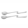 Set posate insalata sagomate in acciaio inox