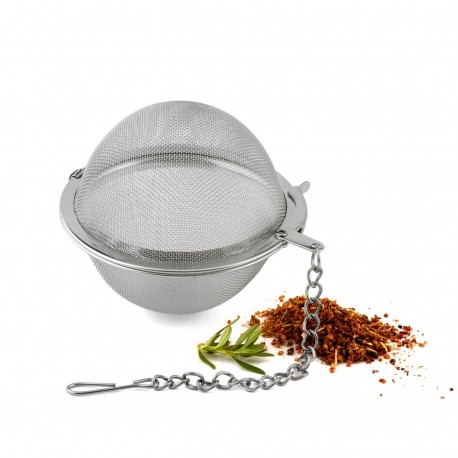 Sfera in rete inox con catenella per infusi o te ø mm 55