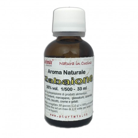 Aroma naturale Zabaione 36% vol. 1/500 - 33 ml