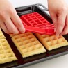 Waffle 4 cavità x 2 stampi in silicone - Lékuè