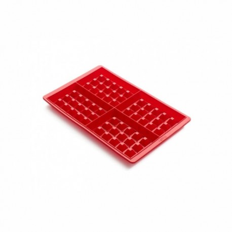 Waffle 4 cavità x 2 stampi in silicone - Lékuè