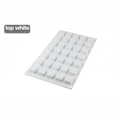 Micro Square 5 in silicone 35 cavità Cubo - Silikomart