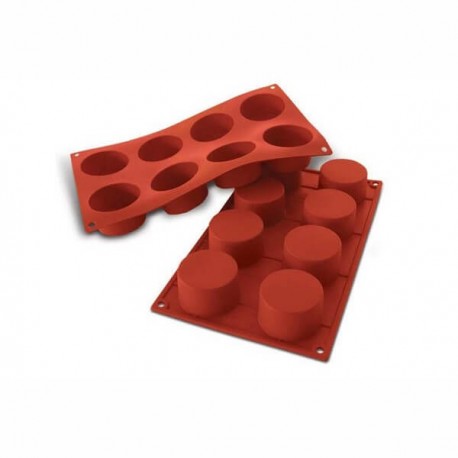 Cilindri in silicone ø mm 60 h 35 - 8 cavità