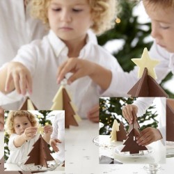 Stampi cioccolato Alberi Natale 3D con stella - Lékué