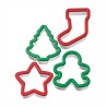 Formine tagliapasta Grippy Natale - Set 4 pz