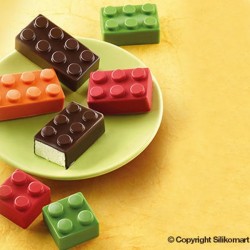 Choco block 10 sagome lego - Silikomart